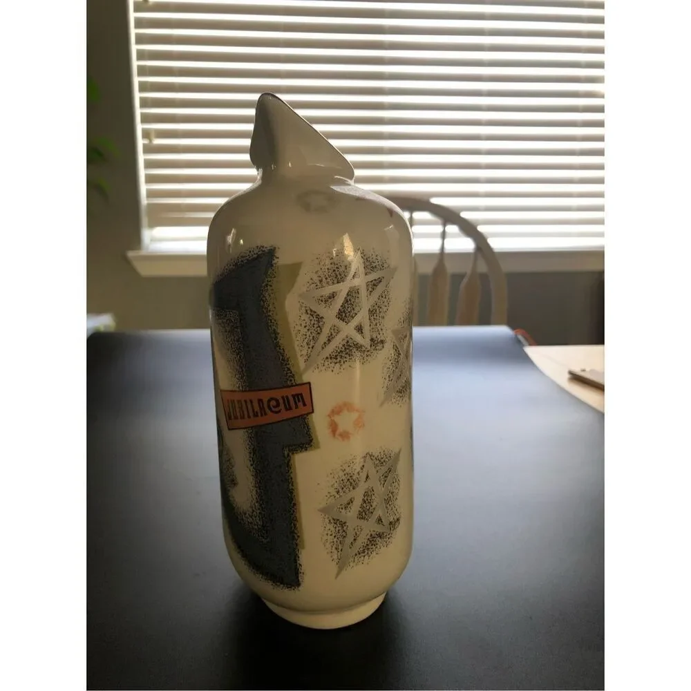 Vintage USA Pottery Anchor Vase Jubilaeum Nautical MCM 7.5”